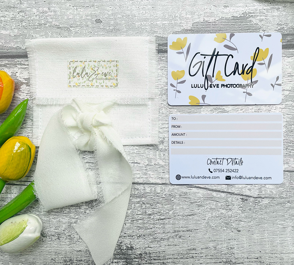 Elegant Photo Session Voucher Card, Gift Certificate Printab - Inspire  Uplift